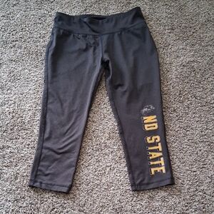 Pro Edge Kids Charcoal Leggings with ND STATE Logo